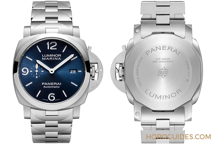PANERAI - LUMINOR MARINA - PAM01316 - 全新升級鍊帶!沛納海Luminor Marina Specchio blu腕錶
