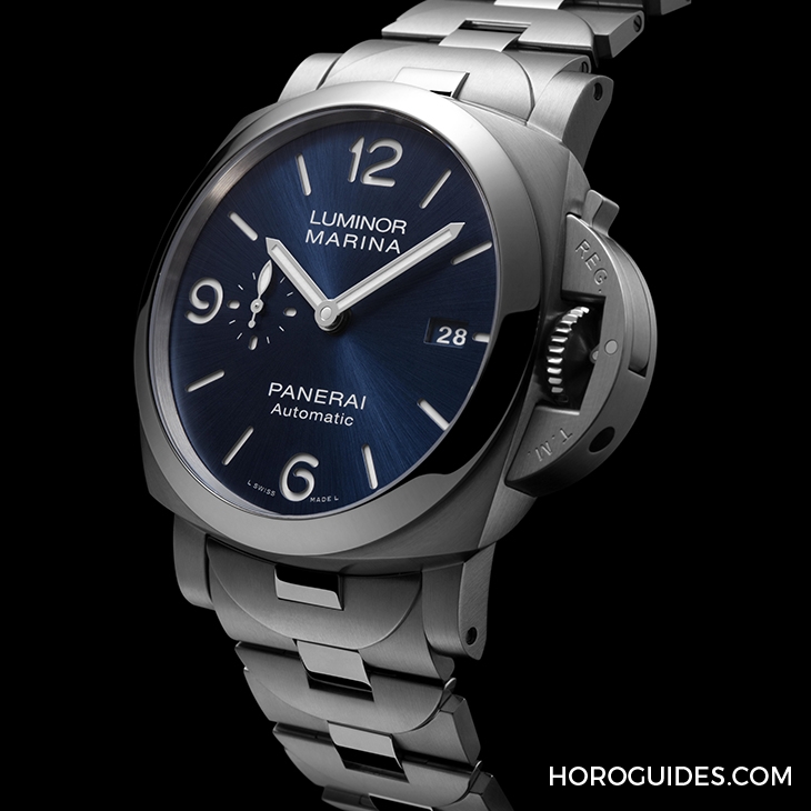 PANERAI - LUMINOR MARINA - PAM01316 - 全新升級鍊帶！沛納海Luminor Marina Specchio blu腕錶