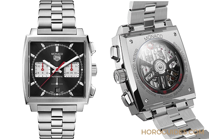 TAG HEUER - MONACO - CBL2113.BA0644 - 睽違20年再現金屬鍊帶!TAG HEUER Monaco H02自動計時腕錶
