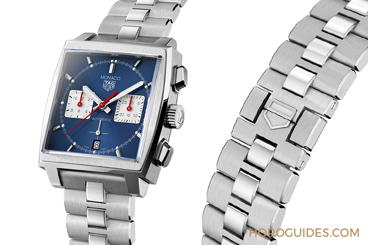 TAG HEUER - MONACO - CBL2113.BA0644 - 睽違20年再現金屬鍊帶!TAG HEUER Monaco H02自動計時腕錶