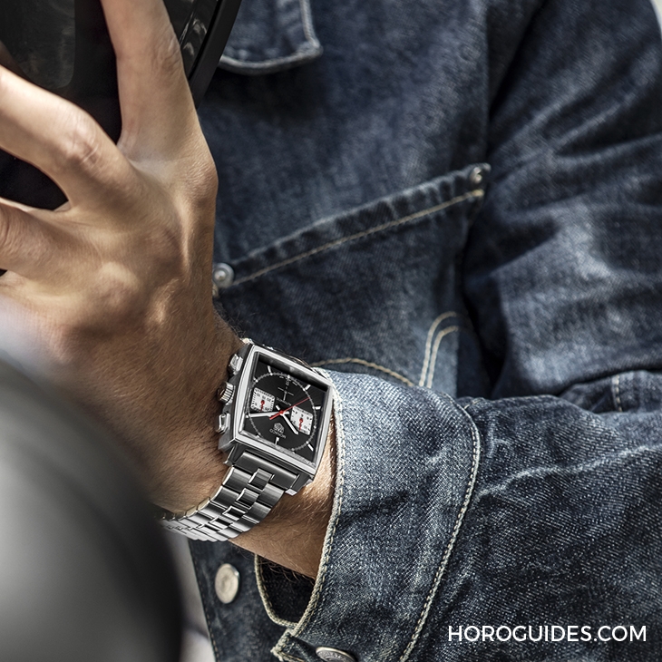 TAG HEUER - MONACO - CBL2113.BA0644 - 睽違20年再現金屬鍊帶!TAG HEUER Monaco H02自動計時腕錶