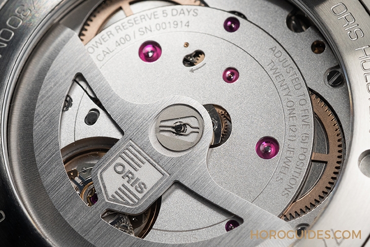 ORIS - ORIS Aquis Calibre 400日期腕錶 打造下一代自製機芯的新標竿