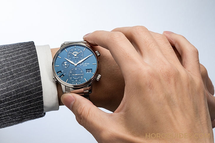 GLASHÜTTE ORIGINAL - SENATOR - 1-89-02-05-02-61 - 功能最強操作最直覺!格拉蘇蒂原創Senator Cosmopolite午夜藍時區錶