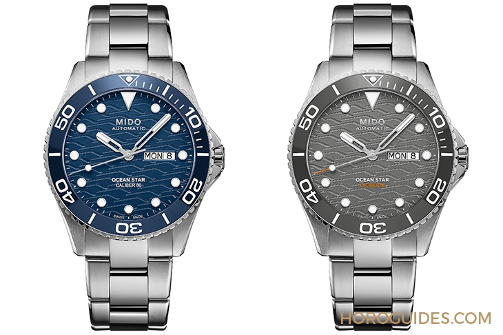 MIDO - OCEAN STAR - M042.430.11.091.00 - 美度表海洋之星首見綠面飾波浪紋|MIDO Ocean Star 200米陶瓷圈腕錶新色上市