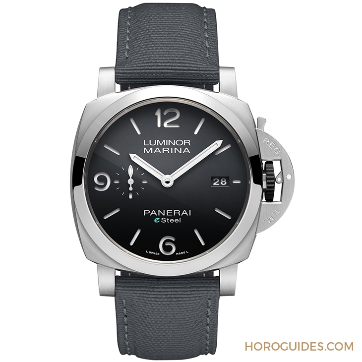 PANERAI - LUMINOR MARINA - PAM01358 - 地球只有一個!沛納海推出環保鋼材Luminor Marina eSteel™腕錶