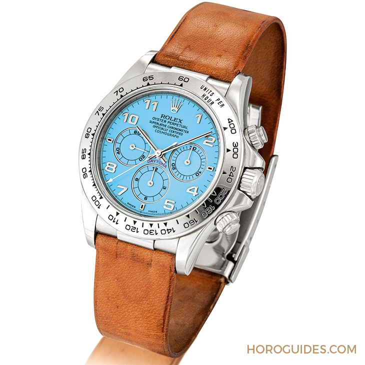 ROLEX - COSMOGRAPH DAYTONA - 116500LN-0001 - ROLEX鉑金 "Zenith" Daytona 綠松石漆面腕錶創314萬美金拍賣新高!