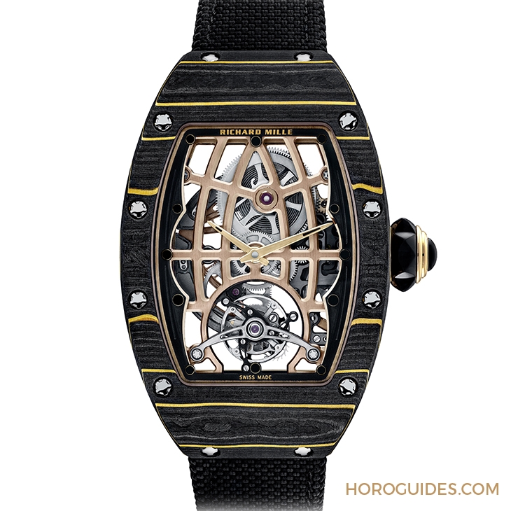 RICHARD MILLE - WOMEN - RM 74-01 - 強大科技材質齊發!RICHARD MILLE推出兩款RM 74-01及RM 74-02自動上鍊陀飛輪腕錶