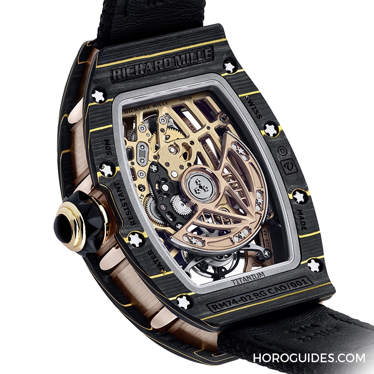 RICHARD MILLE - WOMEN - RM 74-01 - 強大科技材質齊發!RICHARD MILLE推出兩款RM 74-01及RM 74-02自動上鍊陀飛輪腕錶
