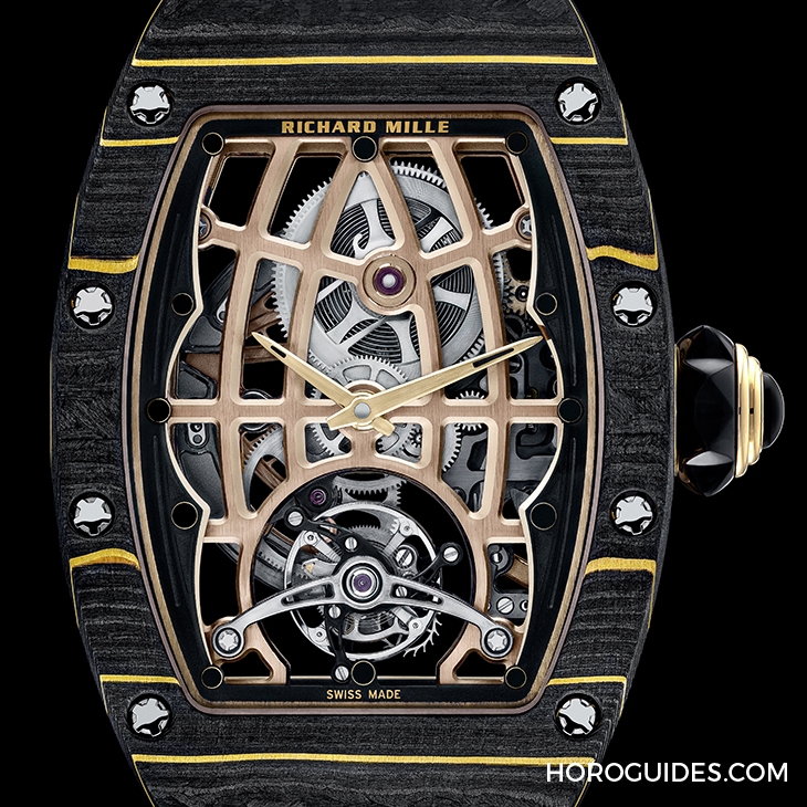 RICHARD MILLE - WOMEN - RM 74-01 - 強大科技材質齊發!RICHARD MILLE推出兩款RM 74-01及RM 74-02自動上鍊陀飛輪腕錶