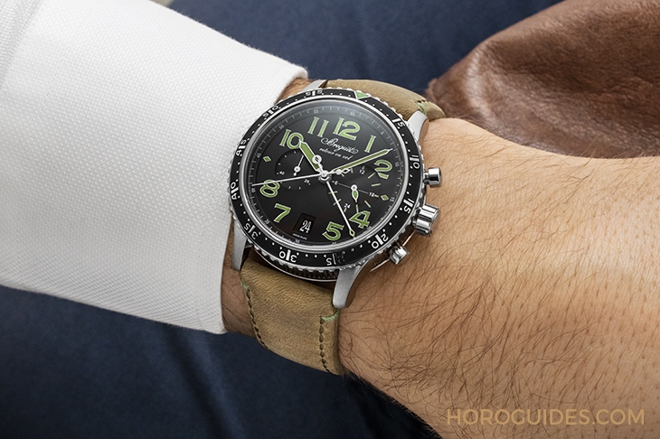 BREGUET - TYPE XX - XXI - XXII - 3815TI/HO/3ZU - 動感新配色|寶璣推出兩款飛行系列Type XXI 3815限量版鈦金屬腕錶