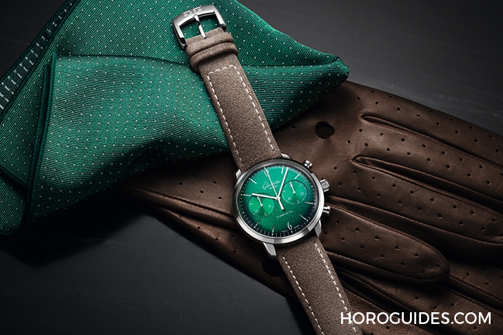 GLASHÜTTE ORIGINAL - Vintage - 1-39-34-05-22-04 - 向1960年代致敬｜格拉蘇蒂原創推出Sixties Chronograph Annual Edition六零年代計時腕錶年度版