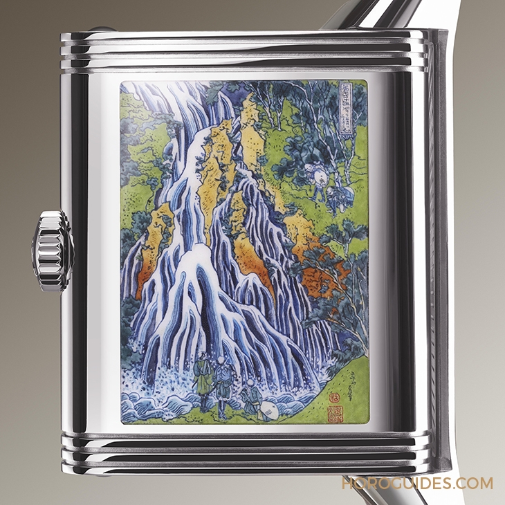 JAEGER-LECOULTRE - REVERSO - Q39334T2 - 完美演繹浮世繪大師葛飾北齋之作｜積家推出全新Reverso Tribute Enamel翻轉系列琺瑯腕錶