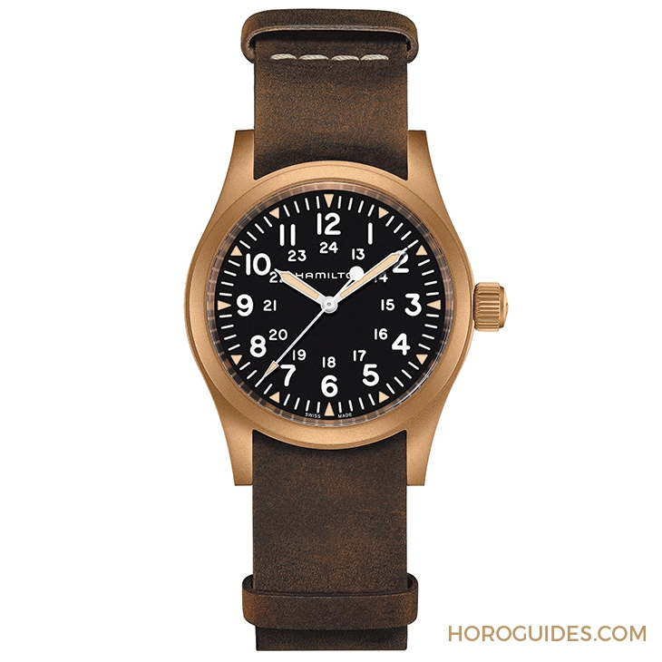 HAMILTON - KHAKI FIELD - H69459530 - 青銅、軍用風,雙重魅力加持|漢米爾頓Khaki Field卡其野戰系列青銅機械腕錶