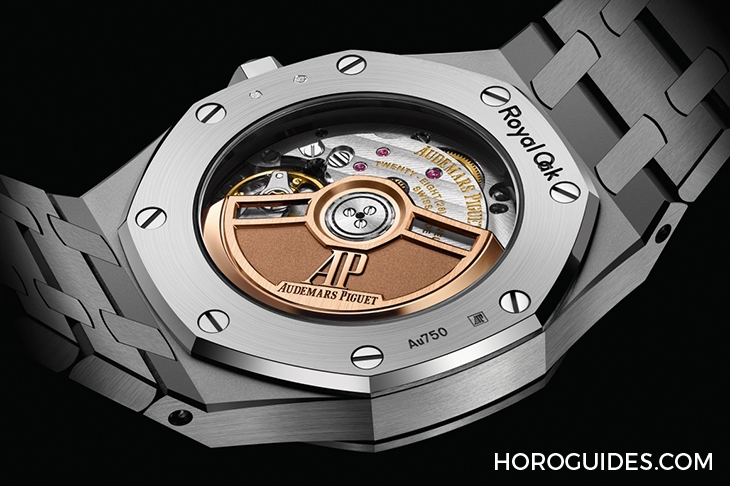 AUDEMARS PIGUET - ROYAL OAK - 77350CE.OO.1266CE.01 - 愛彼新作連發!皇家橡樹34mm自動上鍊腕錶-黑陶瓷款&淺藍面霜金款