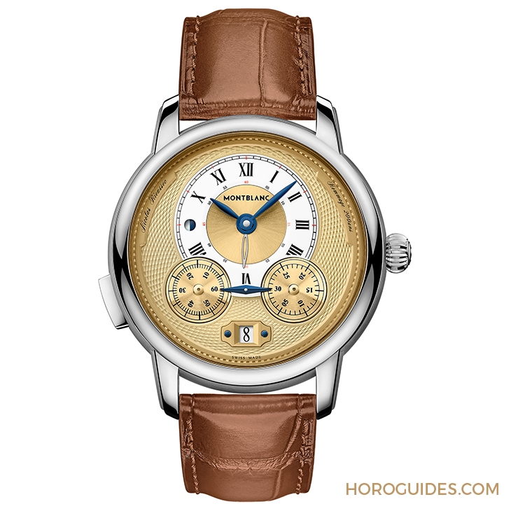 MONTBLANC - NICOLAS RIEUSSEC - 128674 - 「時間書寫器」200週年紀念｜萬寶龍明星傳承系列Nicolas Rieussec計時腕錶 