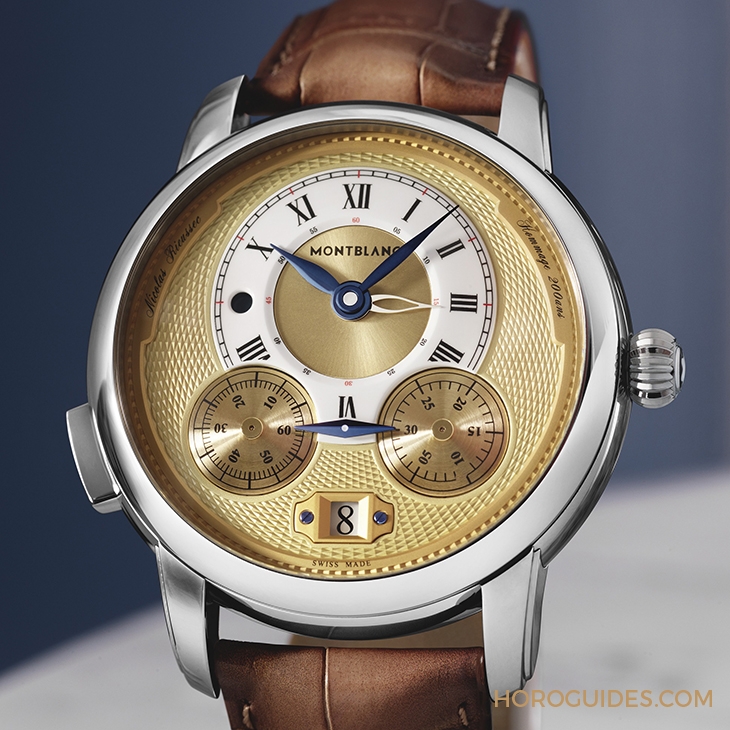 MONTBLANC - NICOLAS RIEUSSEC - 128674 - 「時間書寫器」200週年紀念|萬寶龍明星傳承系列Nicolas Rieussec計時腕錶