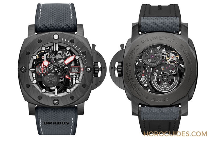 PANERAI - SUBMERSIBLE - PAM01240 - 沛納海 X 德國改裝品牌BRABUS,推出Submersible系列限量錶