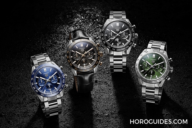 TAG HEUER - 跨入未來的繼承者 TAG HEUER 泰格豪雅Carrera Sport 160週年自動計時限量腕錶