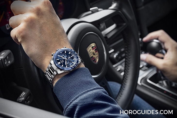 TAG HEUER - 跨入未來的繼承者 TAG HEUER 泰格豪雅Carrera Sport 160週年自動計時限量腕錶