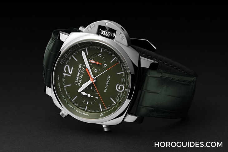 PANERAI - LUMINOR - PAM01298 - Panerai Luminor Chrono Flyback飛返計時新作二連發,陶瓷殼、軍綠面各展特色