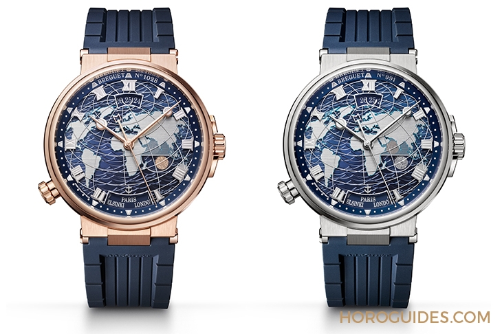 BREGUET - MARINE - 5557BR/YS/5WV - 寶璣再推新作! Marine Hora Mundi 5557兩地時間腕錶