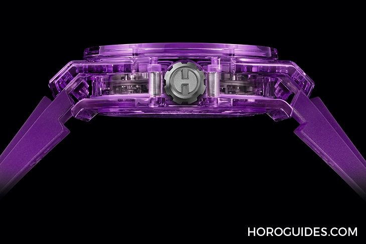 HUBLOT - HUBLOT 藍寶石宇宙大爆炸! 超新星BIG BANG紫色藍寶石陀飛輪腕錶耀眼誕生