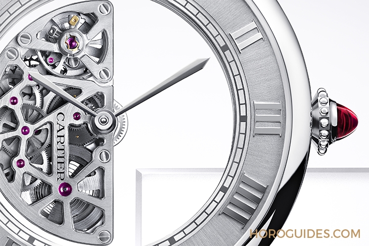 CARTIER - CARTIER FINE WATCHMARKING - WHRO0078 - 機芯、自動盤合而為一!Cartier神秘奇幻之作 - Masse Mysterieuse限量腕錶