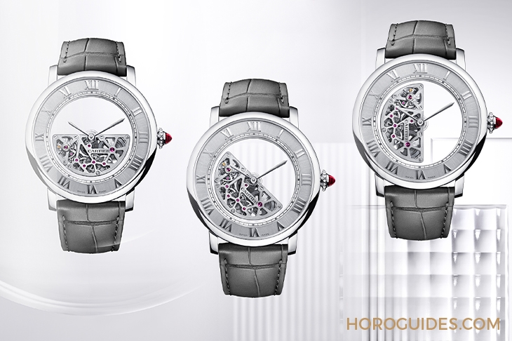 CARTIER - CARTIER FINE WATCHMARKING - WHRO0078 - 機芯、自動盤合而為一!Cartier神秘奇幻之作 - Masse Mysterieuse限量腕錶
