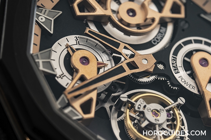 CORUM - ADMIRAL - A298/03901-298.100.86/F249AD10 - 奢華運動感 ! Corum海軍上將系列AC-One鏤空腕錶