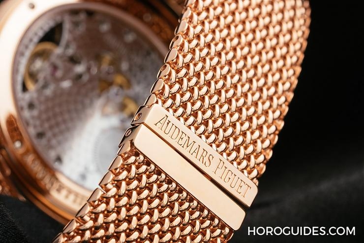 AUDEMARS PIGUET - MILLENARY - 77244OR.GG.A034CA.01 - 自此明白,何謂心動的模樣|愛彼千禧波蘭式鍊帶錶款