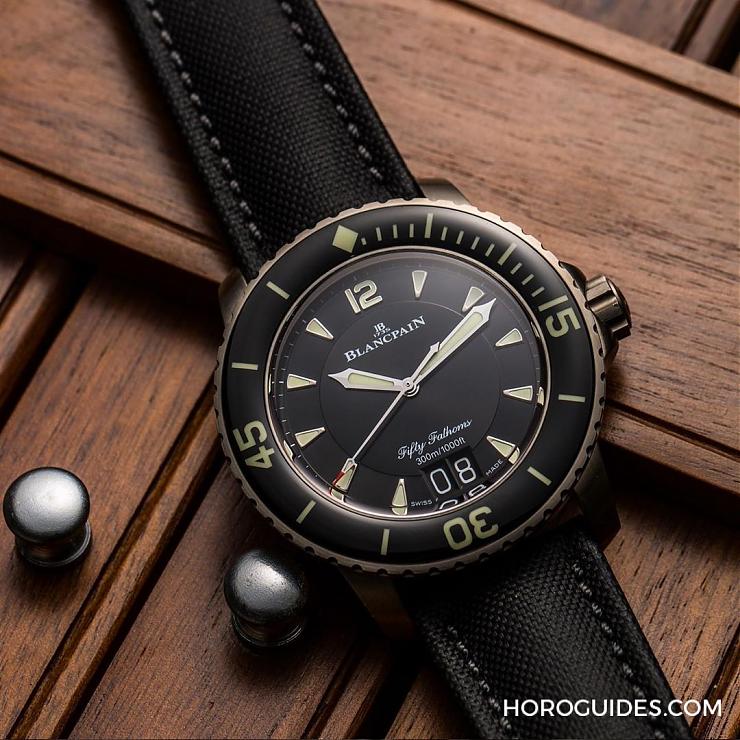 BLANCPAIN - FIFTY FATHOMS - 5050-12B30-B52A - 致潛水錶迷，它是你終其一生最該收的殿堂之作｜寶珀五十噚