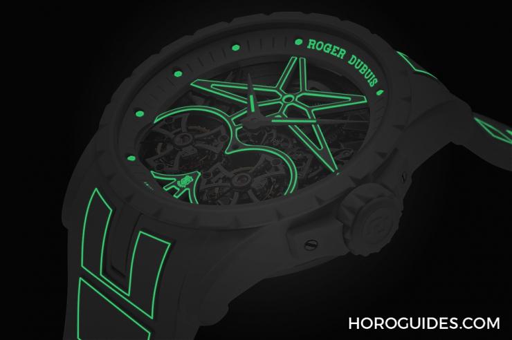 ROGER DUBUIS - EXCALIBUR - RDDBEX0900 - 2陀飛輪＋3首創技術加持！越夜越光的Roger Dubuis Excalibur Twofold 