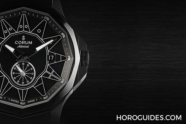 CORUM - ADMIRAL - A395/04004 - 黑潮湧現,五色齊發|Corum Admiral 42 Automatic Full Black
