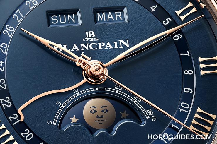 BLANCPAIN - VILLERET - 6654-3640-55B - 一身斯文下的獨門本事|寶珀Villeret午夜藍全日曆月相與超薄腕錶