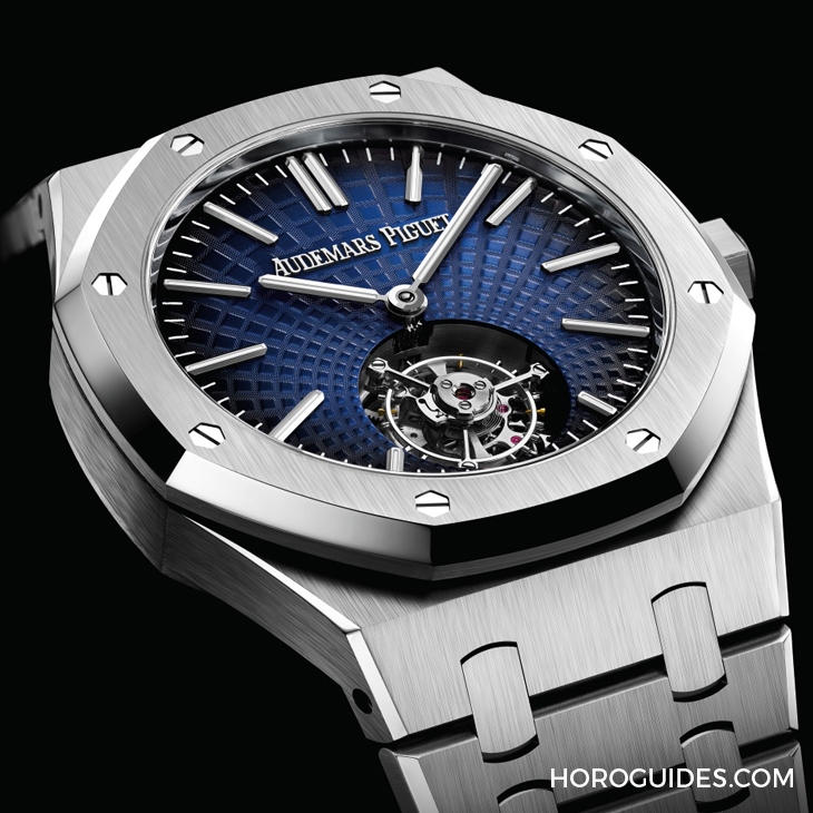 AUDEMARS PIGUET - ROYAL OAK - 26530TI.OO.1220TI.01 - 愛彼皇家橡樹首款自動上鍊飛行陀飛輪現身,罕見鈦金屬款話題加碼