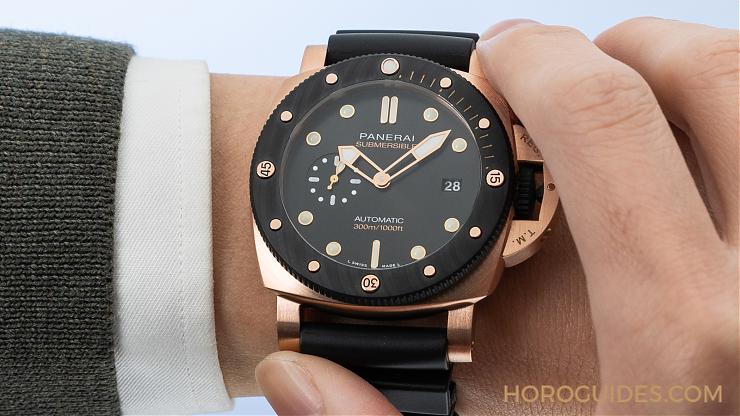 PANERAI - LUMINOR MARINA - PAM01112 - 運動感的華麗轉身!沛納海Goldtech™紅金的獨家魅力|Luminor Marina Goldtech™ 紅金44mm-PAM01112