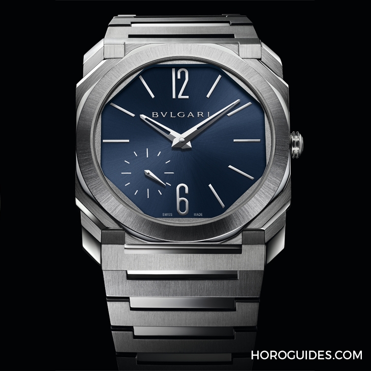BVLGARI - OCTO - 103431 - 這樣的喀什米爾藍面,美絕了!BVLGARI Octo Finissimo超薄自動上鍊精鋼腕錶