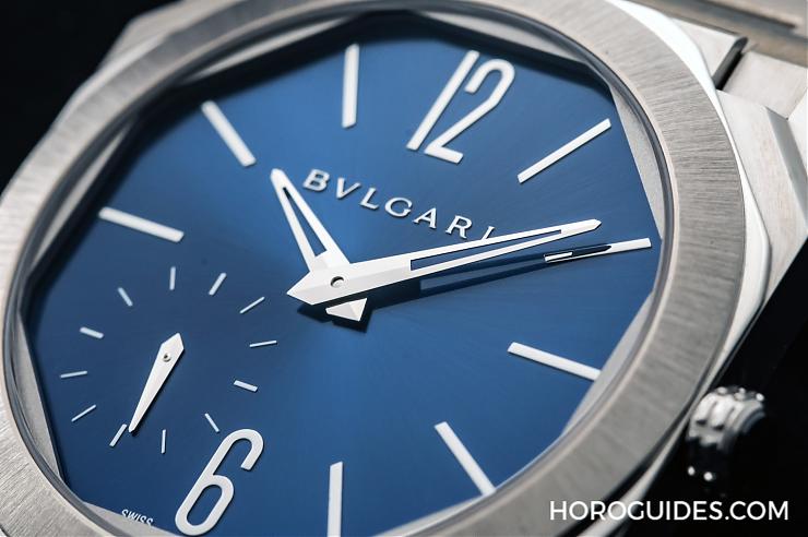 BVLGARI - 這樣的喀什米爾藍面，美絕了！BVLGARI Octo Finissimo超薄兩地時間計時碼錶