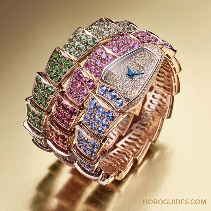 BVLGARI - 高級珠寶腕錶 - (Serpenti Incantati Rainbow) - BVLGARI Serpeniti蛇形再蛻變,人間最美彩虹圈降世!
