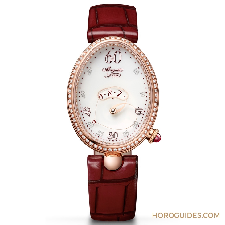BREGUET - REINE DE NAPLES - 9825BR/S8/964 D00D - 收放自如！前所未見的心形指針｜Breguet那不勒斯系列心願仕女鑽錶