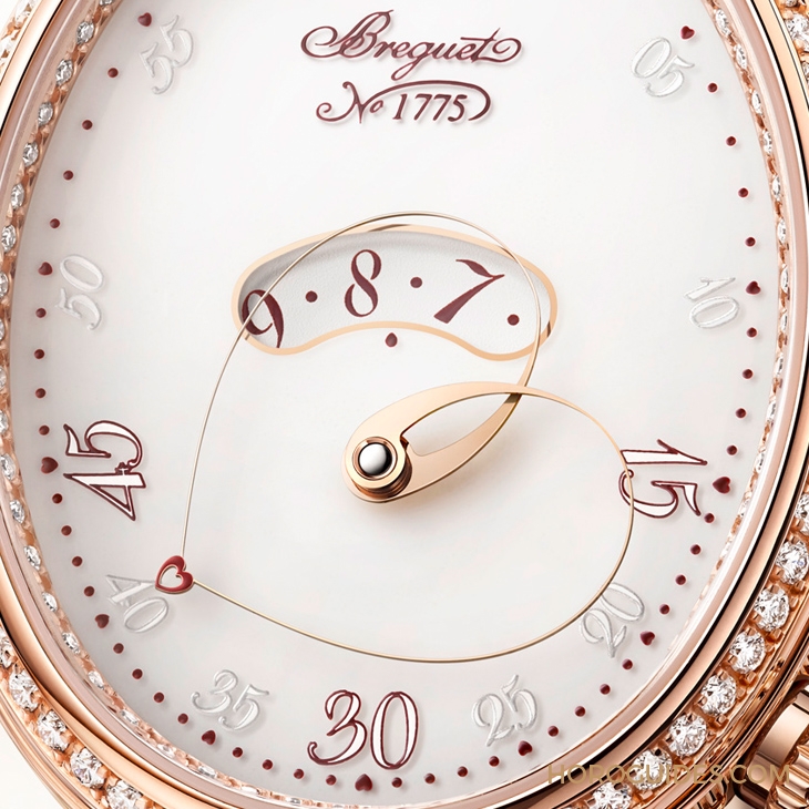 BREGUET - REINE DE NAPLES - 9825BR/S8/964 D00D - 收放自如！前所未見的心形指針｜Breguet那不勒斯系列心願仕女鑽錶