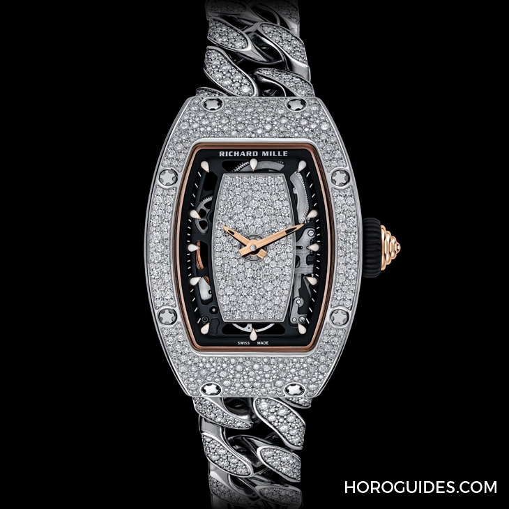 RICHARD MILLE - WOMEN - RM 07-01 - Richard Mille女錶再添新作，RM07-01雪花鑲嵌鑽錶