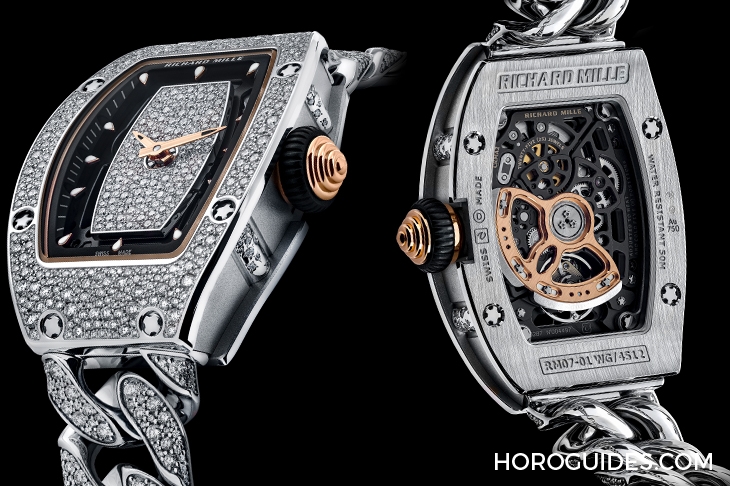 RICHARD MILLE - WOMEN - RM 07-01 - Richard Mille女錶再添新作，RM07-01雪花鑲嵌鑽錶