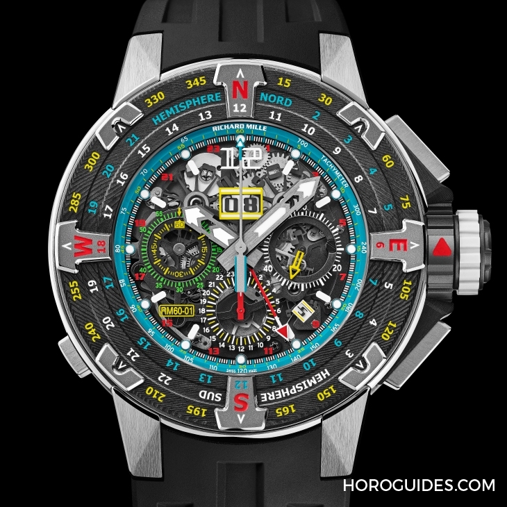 RICHARD MILLE - MEN - RM 60-01 - 期待再次揚帆|Richard Mille RM 60-01 Les Voiles de St Barth自動上鍊飛返計時碼錶