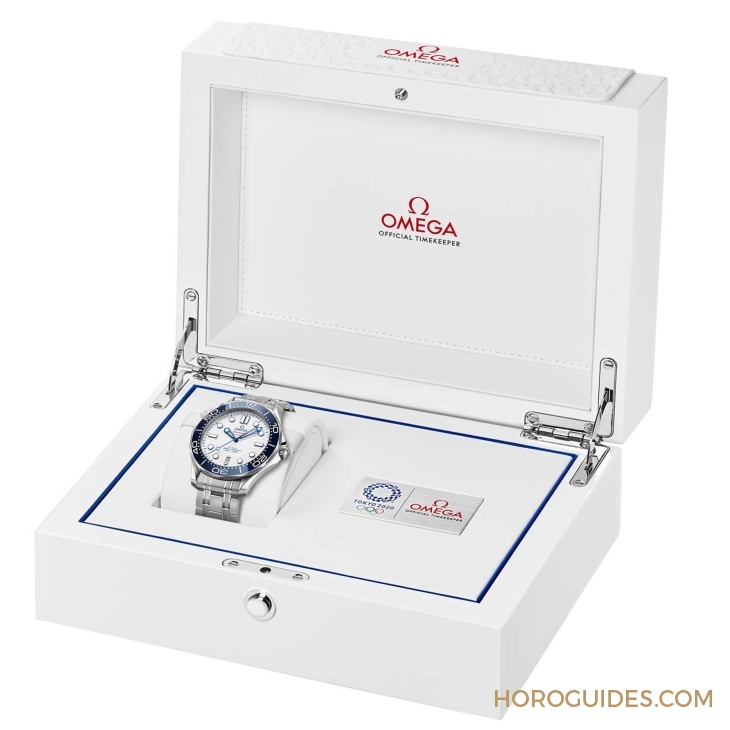 OMEGA - SEAMASTER - 522.30.42.20.04.001 - 第29度為奧運賽事計時！Omega推出海馬潛水300米東京2020奧運紀念錶