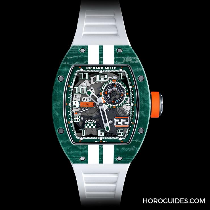 RICHARD MILLE - MEN - RM 029 - 以賽事識別配色入作!第八款Richard Mille RM 029利曼經典賽腕錶亮相