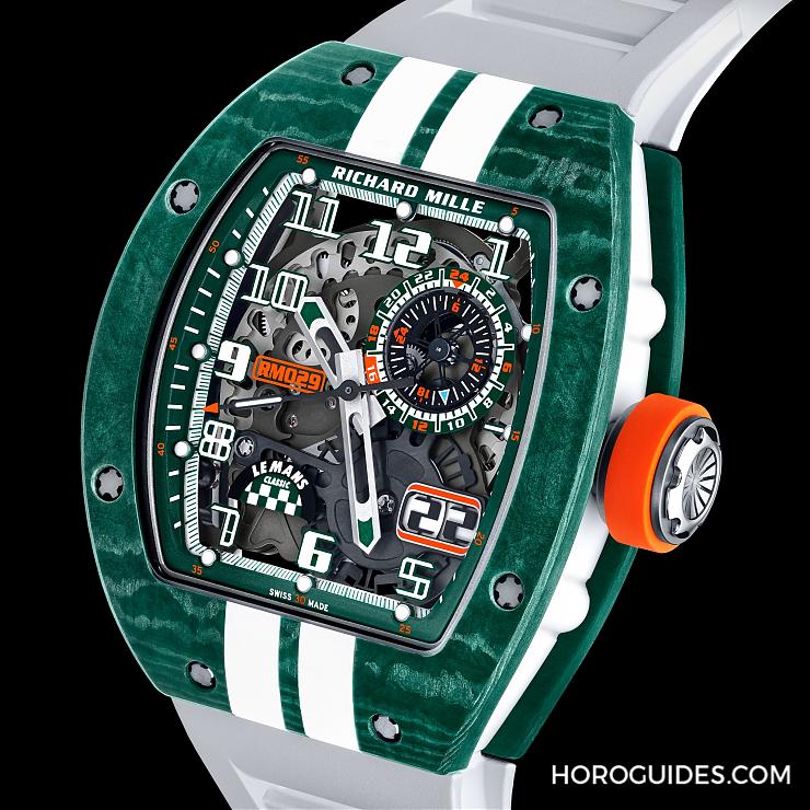 RICHARD MILLE - MEN - RM 029 - 以賽事識別配色入作!第八款Richard Mille RM 029利曼經典賽腕錶亮相