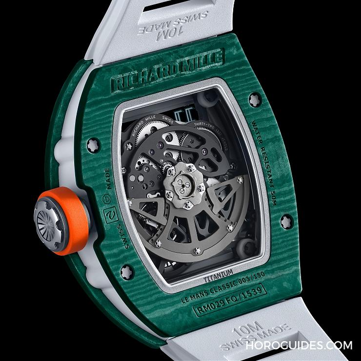RICHARD MILLE - MEN - RM 029 - 以賽事識別配色入作!第八款Richard Mille RM 029利曼經典賽腕錶亮相