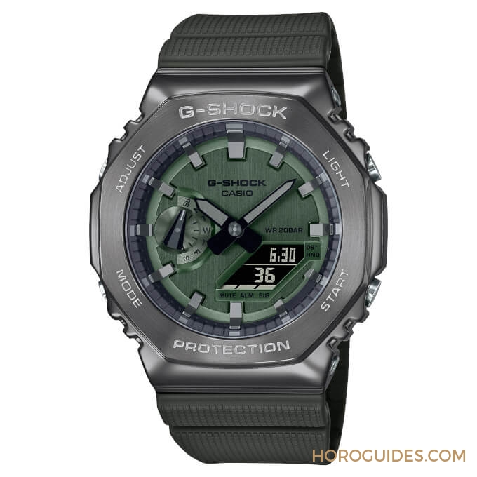 金屬版農家橡樹來了!Casio G-Shock GM-2100腕錶