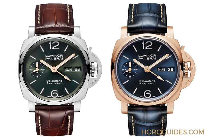 PANERAI - LUMINOR - PAM00715 - 破天荒頭一回！以專利鉑金與紅金入作，Panerai首次推出萬年曆腕錶